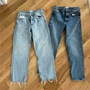 Bundle - Two pairs of Zara Jeans size 6
